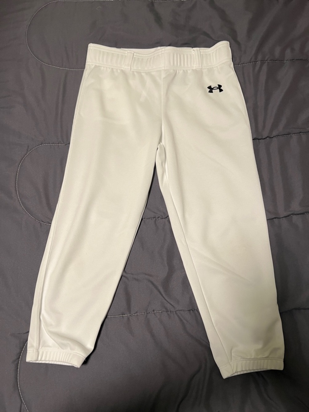 Under Armour Kids White Baseball Pants
